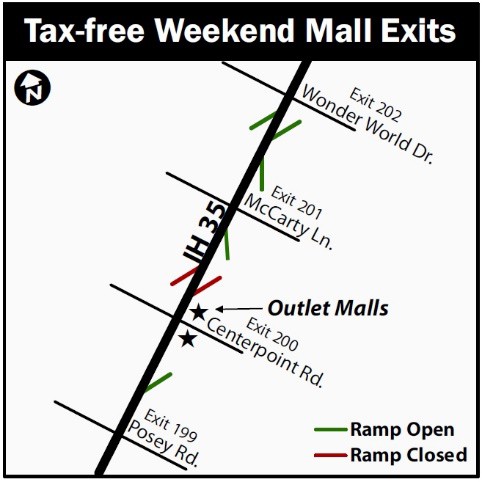 Lane-Closures-Tax-Free-Weekend-web