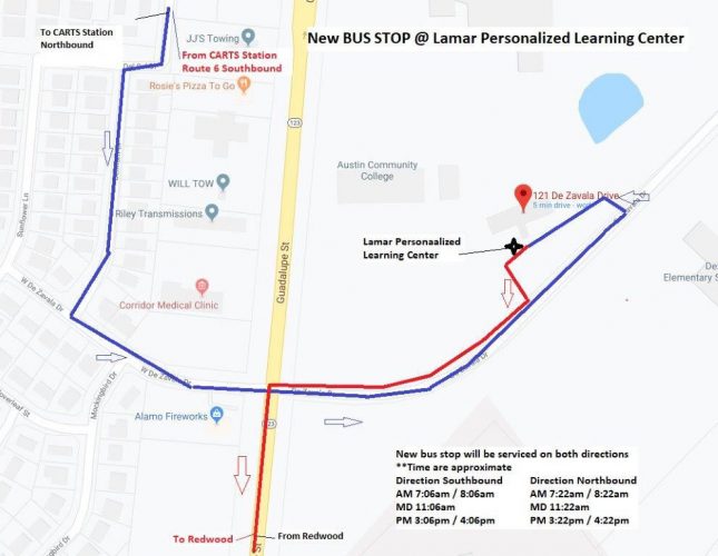 san marcos driving test route