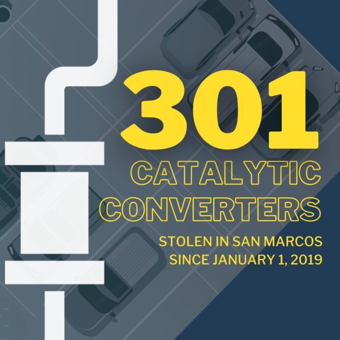 SMPD to host first free catalytic converter etching and ID event